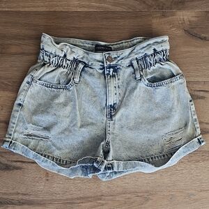 Sincerely Jules Faded Blue Jean Shorts